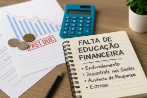 falta de educação financeira